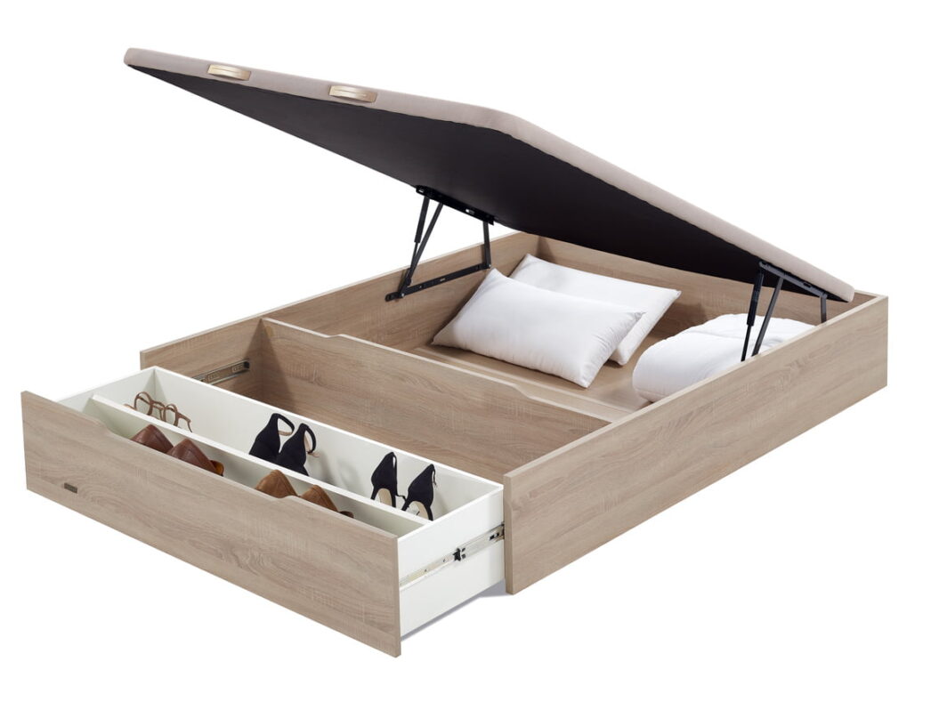 Canapé FLEX abatible madera 25 con ZAPATERO